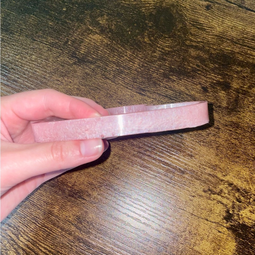 Handmade Pink Heart Coaster or Trinket Dish epoxy resin - Picture 5 of 6